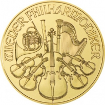 Zlatá mince Wiener Philharmoniker 1/2 Oz