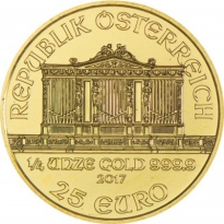 Zlatá mince Wiener Philharmoniker 1/4 Oz