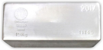 Stříbrný slitek ARGOR HERAEUS 15 kg