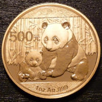 Zlaté mince Panda 1/2 Oz
